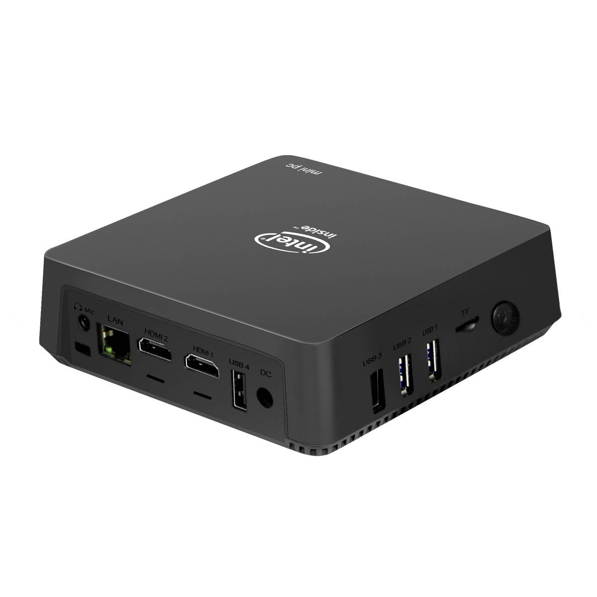 ACEPC AK5 Intel Apollo Lake J3455 4GB RAM 64GB ROM 5G WiFi bluetooth 4.2 4K HD H.265 USB 3.0 Win10 Ubuntu 16.04 Mini PC