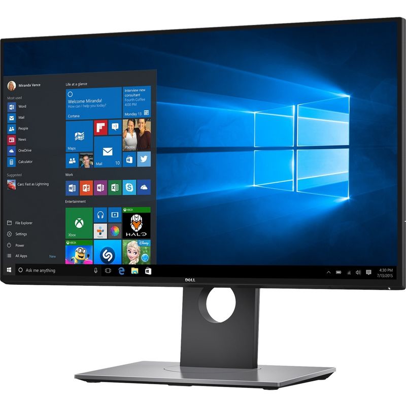Dell UltraSharp U2417H 24" Full HD LED LCD Monitor - 16:9 - Black - 1920 x 1080 - 16.7 Million Colors - 250 Nit - 6 ms - HDMI - DisplayPort