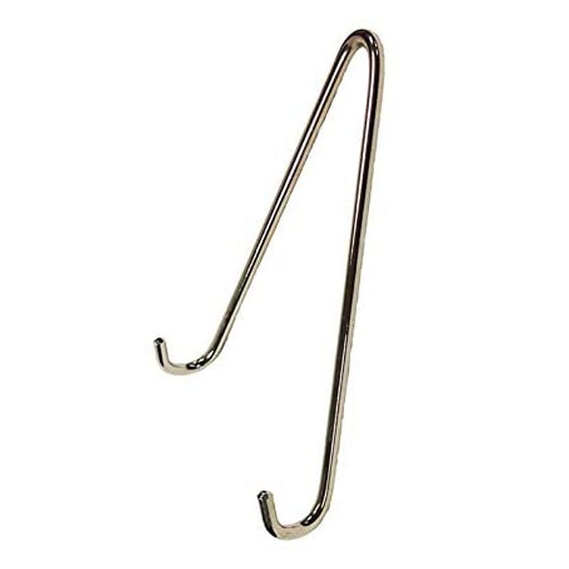 Hydrofarm LGHOOK Multi Purpose Outdoor Indoor Stainless Steel V Shaped Hanging Ceiling Hooks for Reflector Grow Lights, Pack of 12