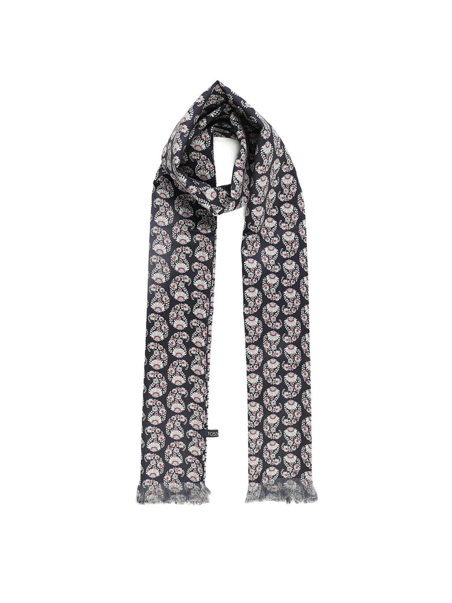 Tossido Black Printed Stole