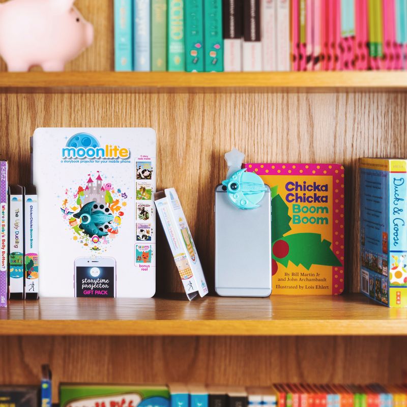 Moonlite Gift Pack - Storybook Projector for Smartphones with 5 Stories