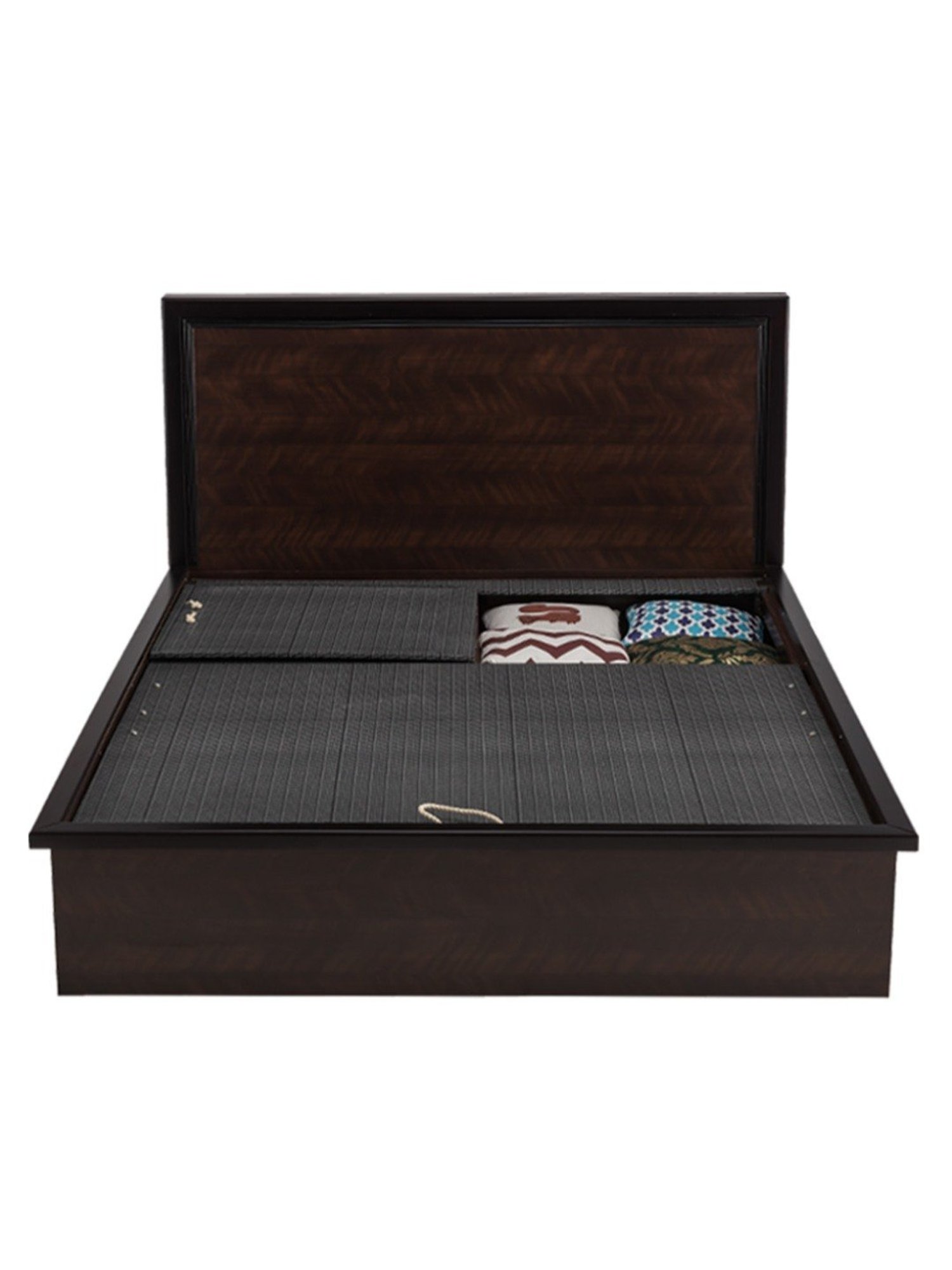 Durian Nina Cherry Red Engineered Wood Queen Size Bed