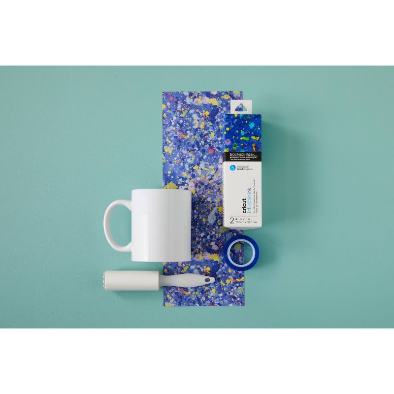 Cricut 2ct Infusible Ink Transfer Sheets - Blue Paint Splash