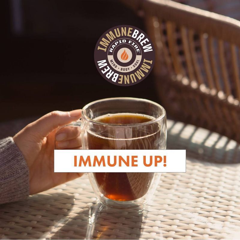 Rapid Fire Coffee Immune Brew Medium Roast Coffee Pods - 16ct