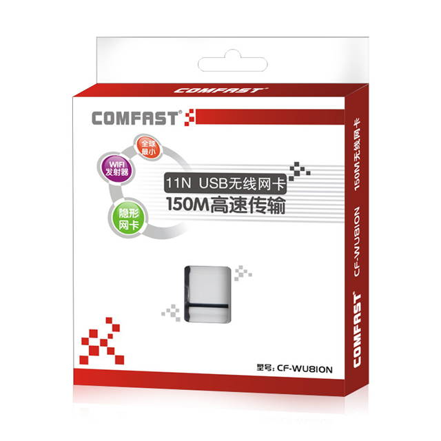 Comfast CF-WU810N USB Mini 150Mbps Wireless Network Card  RTL8188EUS Chipset WlAN Adapter