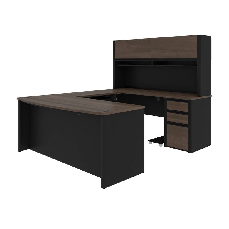 Connexion U Shaped Workstation Antigua/Black - Bestar