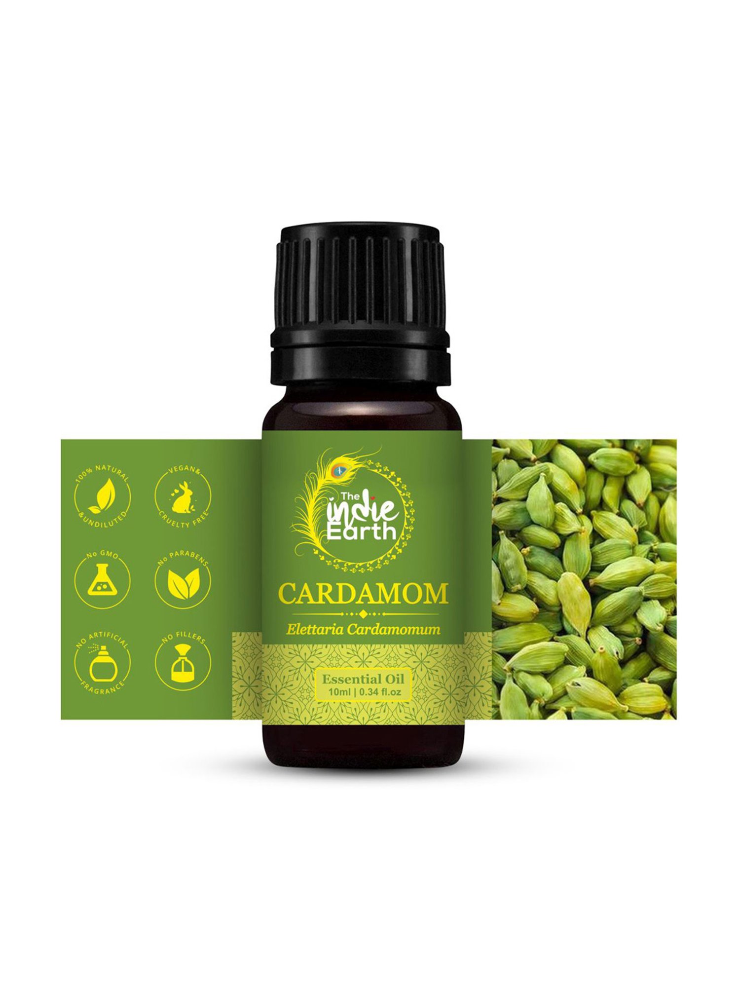 The Indie Earth Cardamom Essential Oil - 10 ml