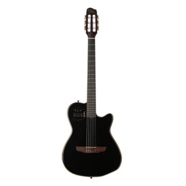 godin multiac seriesacs guitar black pearl
