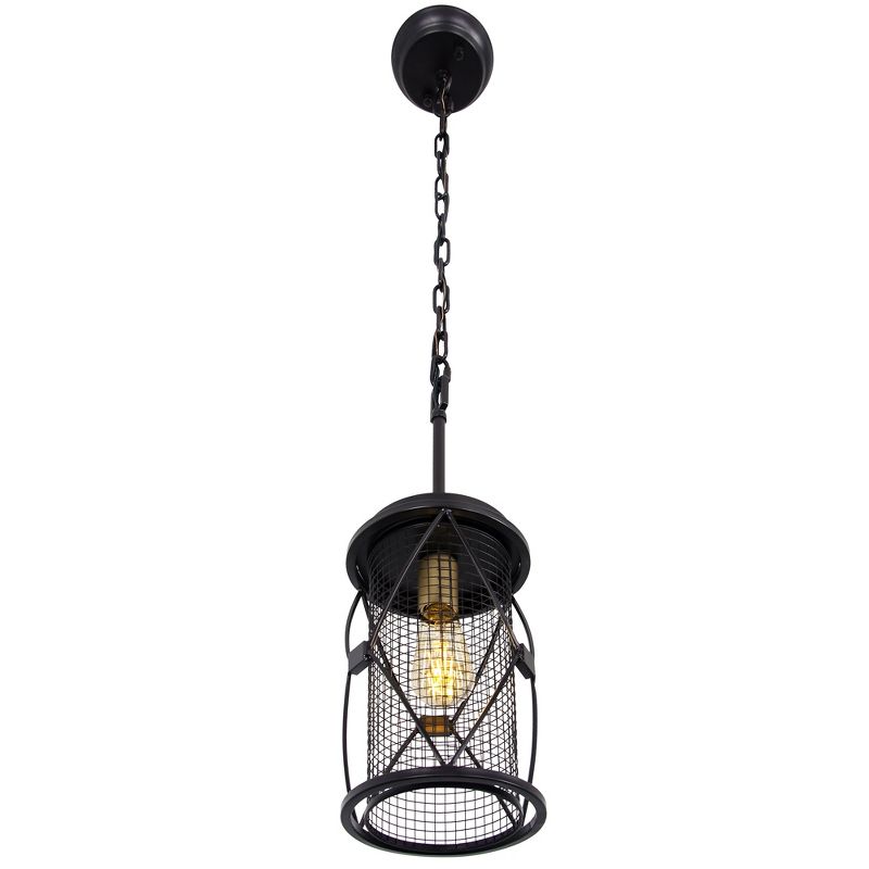 20" Harlequin 1 Light Pendant Warm Bronze Gold - Varaluz