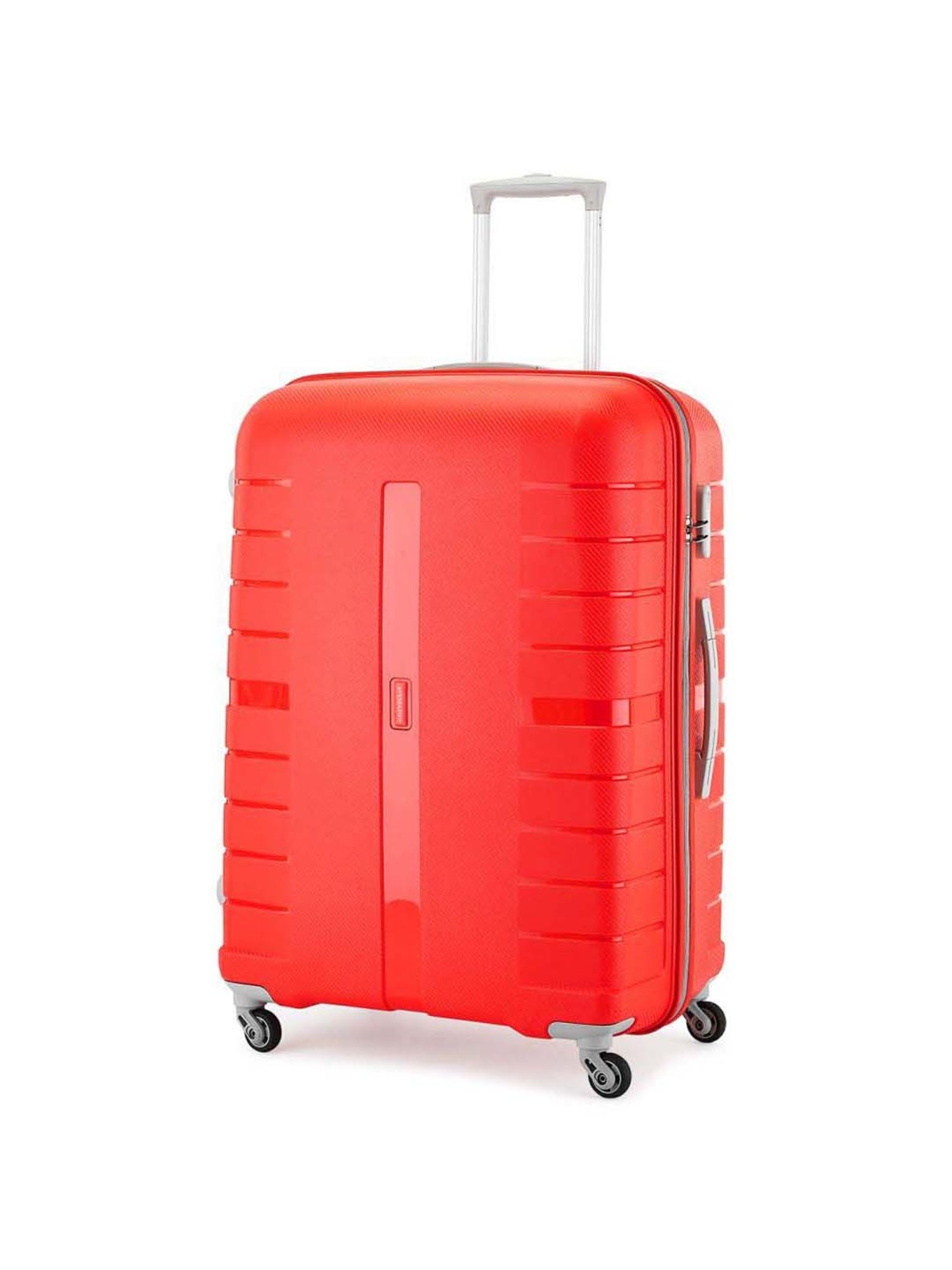 Aristocrat Nexon Fiery Red TextuFiery Red Hard Large Trolley Bag - 56 cm