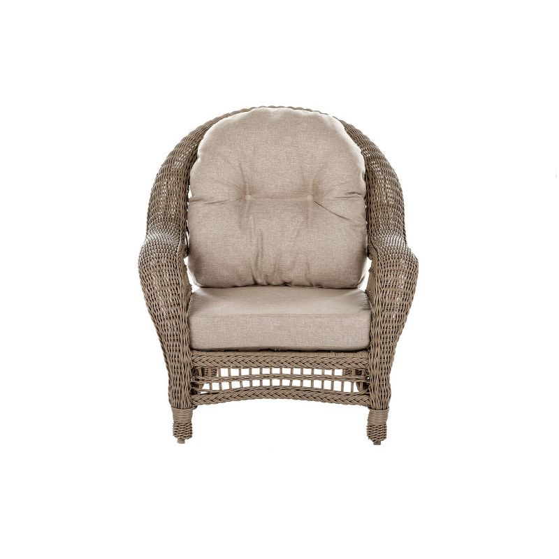 4pc Conversation Set with Ottomans - W Unlimited