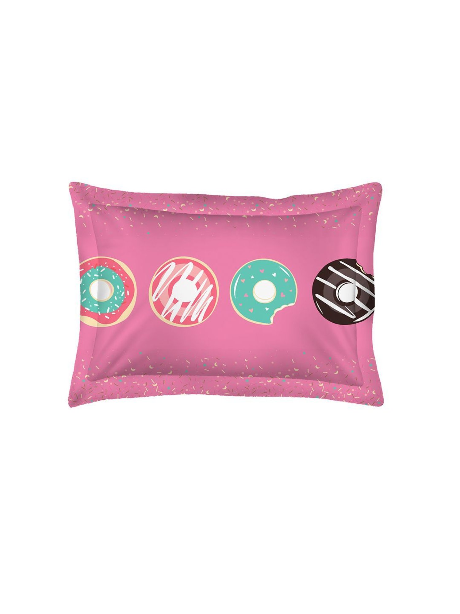 Boutique Living Rock & Room Geometric Blue 146 TC Cotton Single Bed Sheet with 1 Pillow Cover