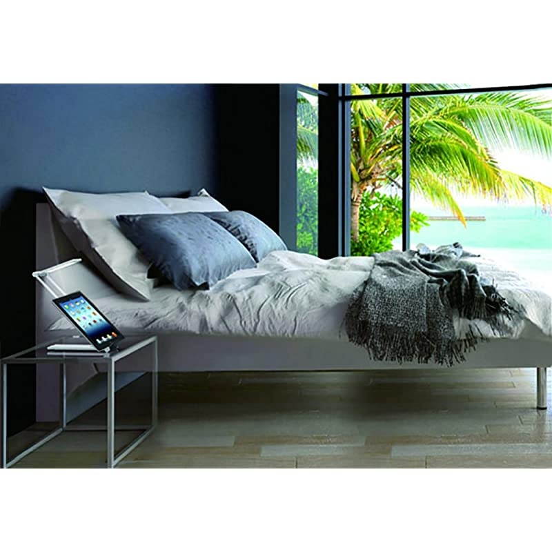 Foldable LED Desk Lamp Stand for iPad 102Inch 7th Gen ipad Air 3 ipad Mini 5 amp Other Smartphones amp Tablets up to 1125quot in Length