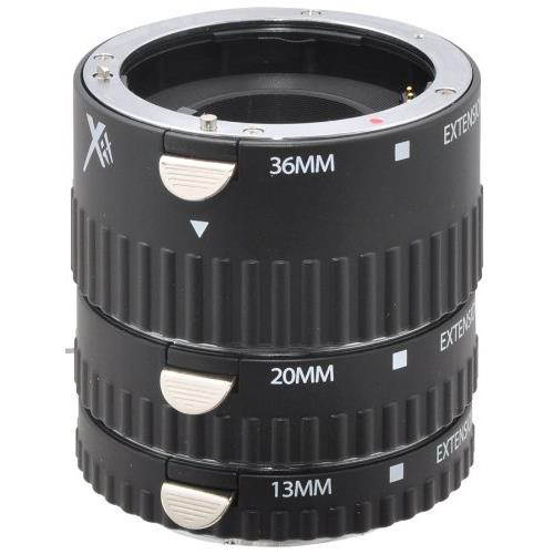 Xit Photo Sony Pro Series Auto Focus Macro DSLR Camera Extension Tube Set -XTETS
