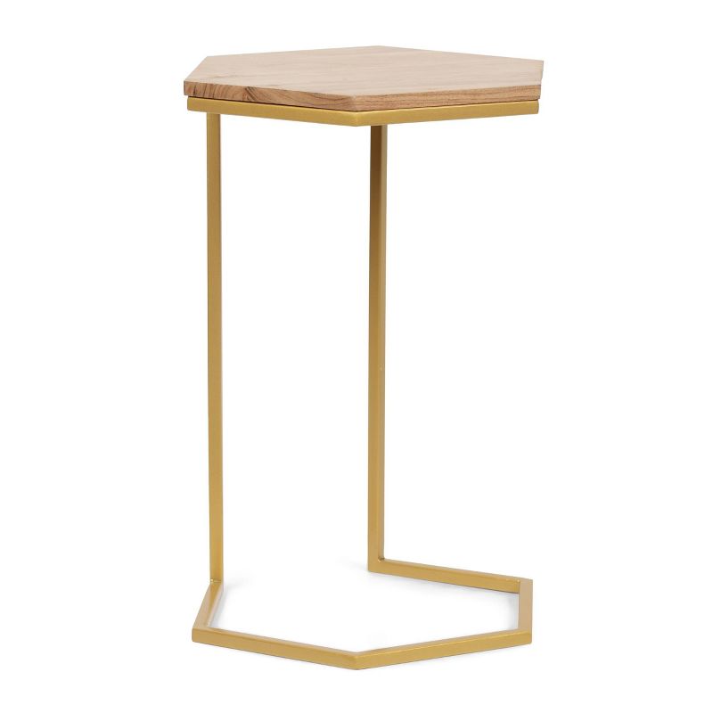 Set of 3 Glam Mirrored Accent Tables Gold - Olivia & May