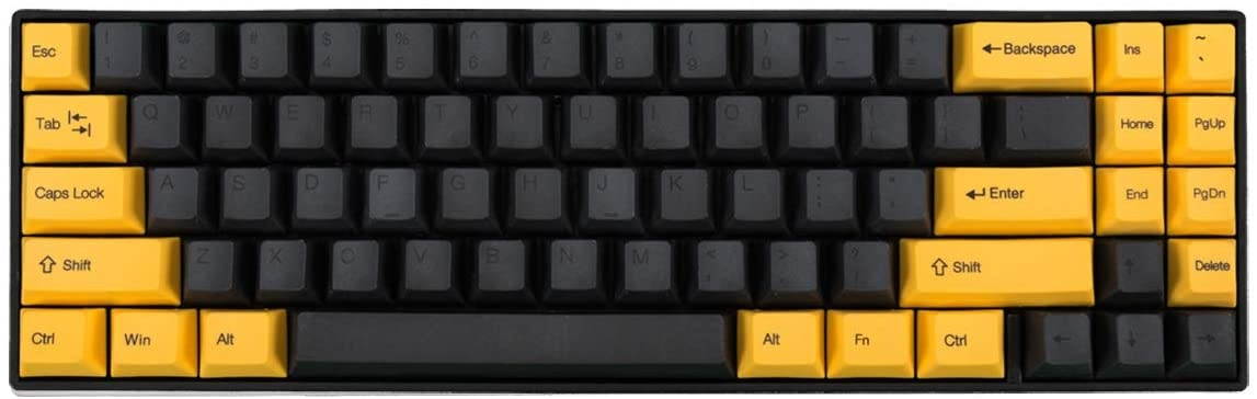 EPOMAKER Hello GANSS ALT 71D Bluetooth Mechanical Keyboard with PBT Keycaps, Type-C Cable for Gaming (Cherry Blue Switch, Black Gold)