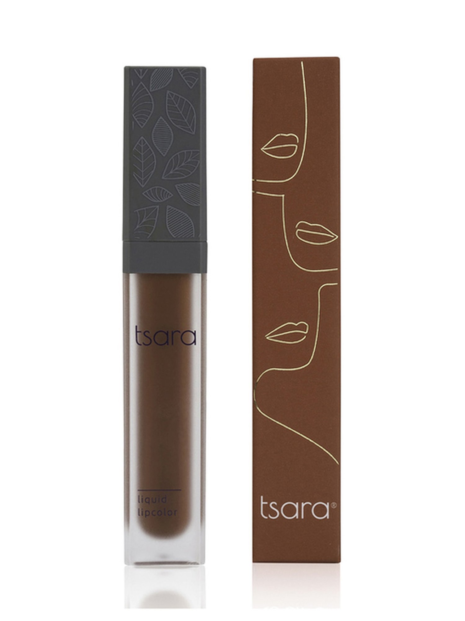Tsara Cosmetics Organic Liquid Lipcolor Caffeine Crew - 7 gm