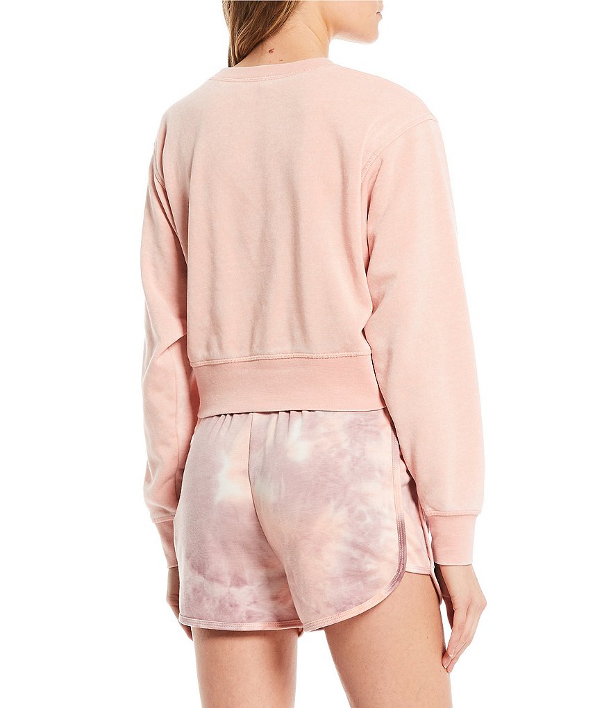 Double Zero Cropped Long Sleeve Pullover