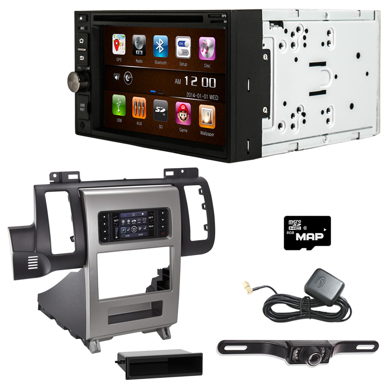 Otto Navi S-Series DVD GPS Navigation Multimedia Radio and Dash Kit for Ford Flex 2008-2012 with back up camera and extra