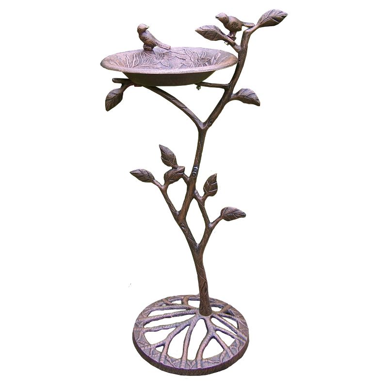 34" Meadow Birdbath - Antique Bronze