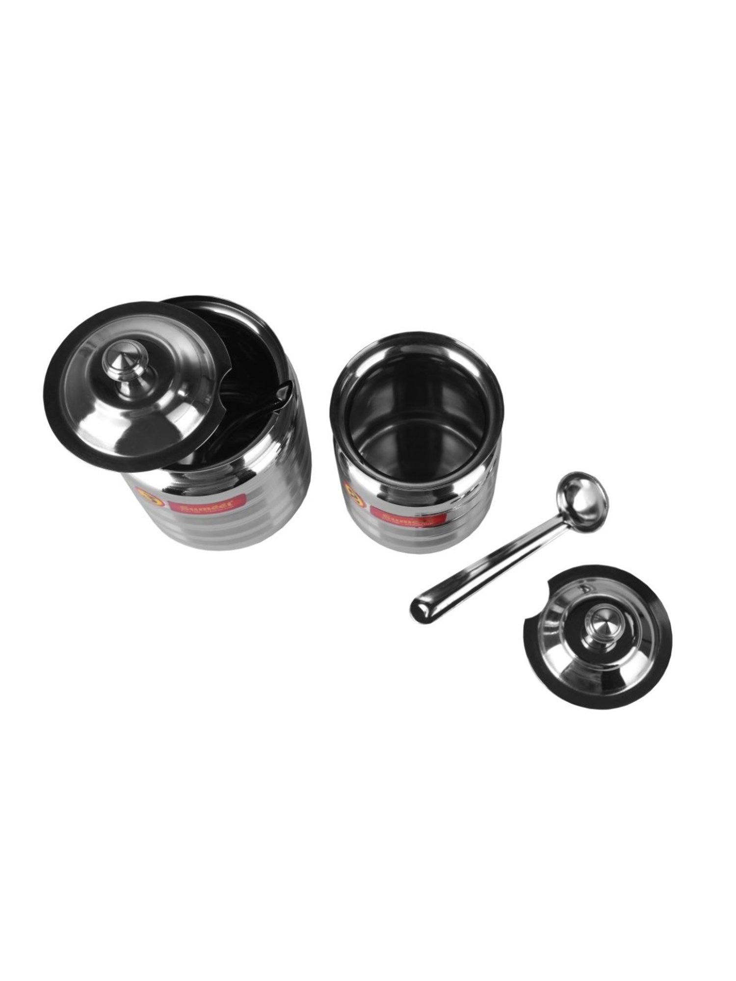 HAZEL Silver Induction Bottom Tope Stainless Steel Patila - 17.7 cm (2500 ml)