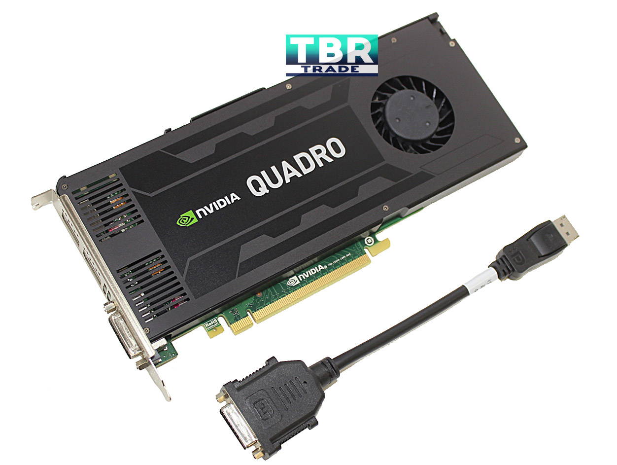 Nvidia Quadro K4200 VCQK4200-PB 4GB 256-bit GDDR5 PCI Express 2.0 x16 Workstation Video Card