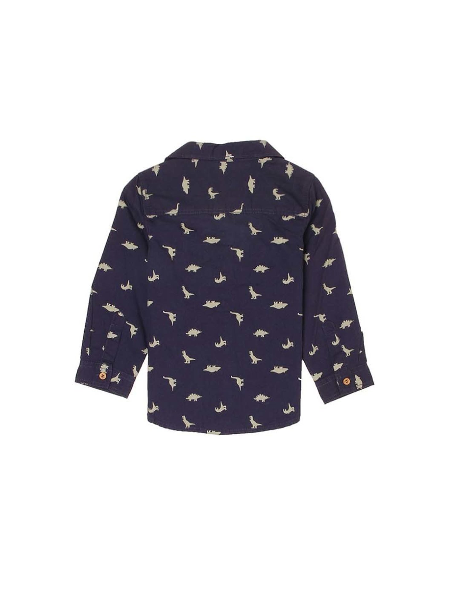 Mothercare Kids Navy Printed Full Sleeves Shirt