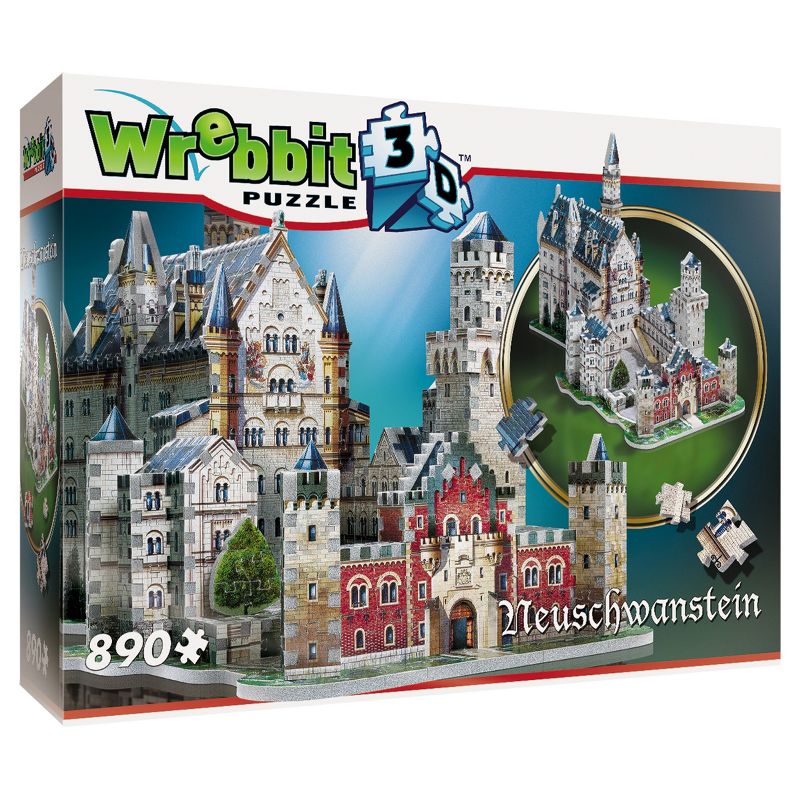 Wrebbit Neuschwanstein Castle 3D Puzzle 890pc