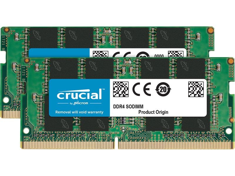 Crucial 32GB Single DDR4 3200 MT/s CL22 SODIMM 260-Pin Memory - CT32G4SFD832A