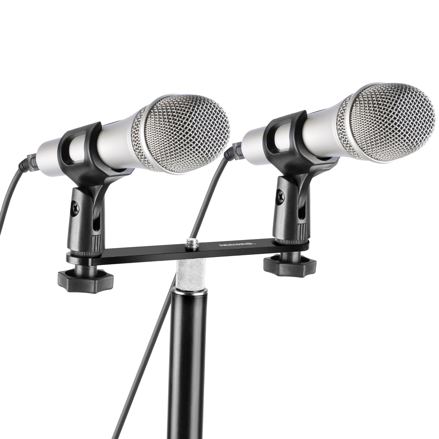Neewer NW-036 Microphone Bar, Durable Sturdy Steel Microphone Mount Bracket T-bar with Standard 5/8-inch Thread Smooth Finish, Suitable for Most Microphones Clips Stands Boom Arms (Original Version)