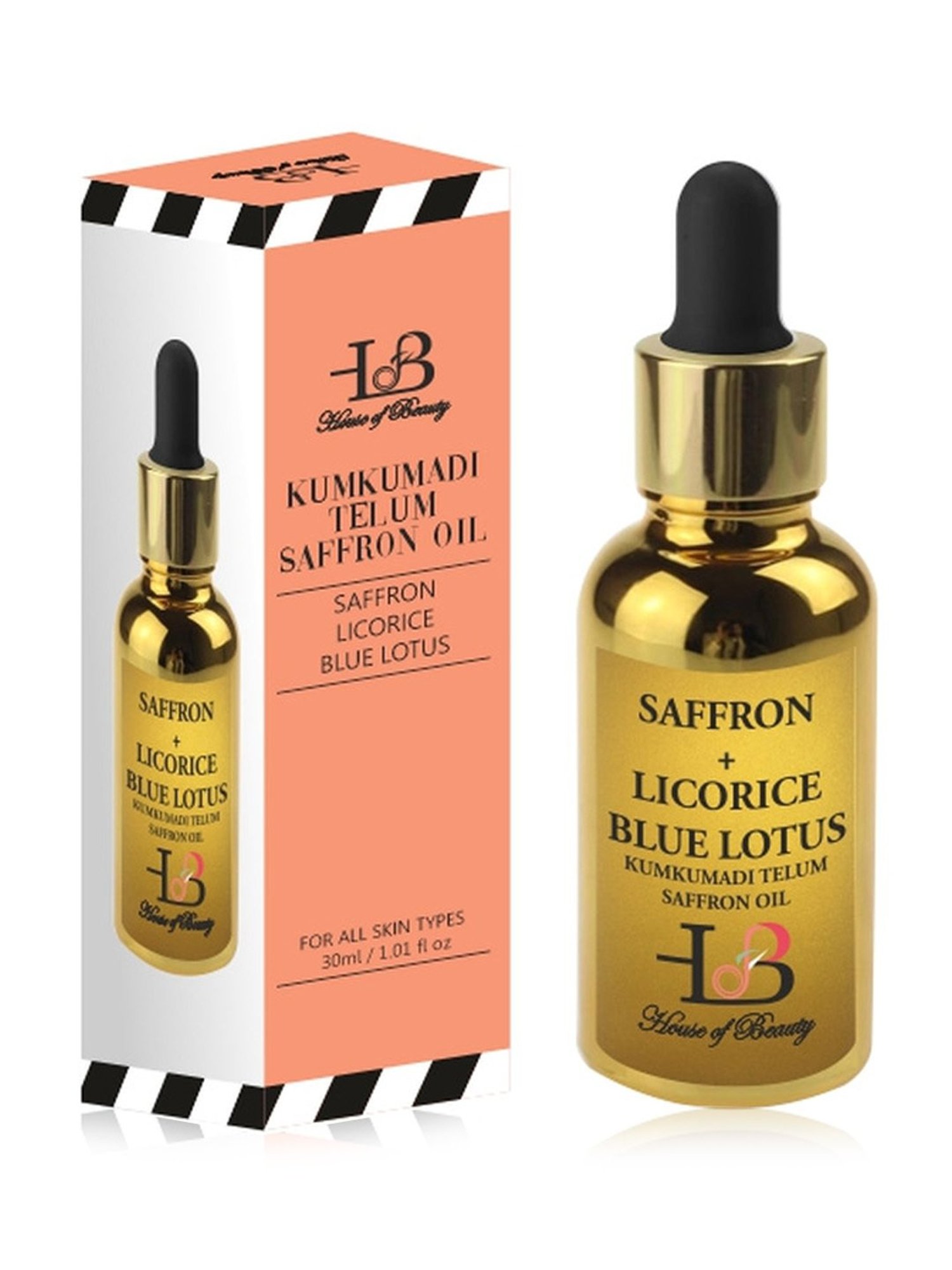 HofB- House of Beauty Kumkumadi Telum Saffron Oil - 92 gm