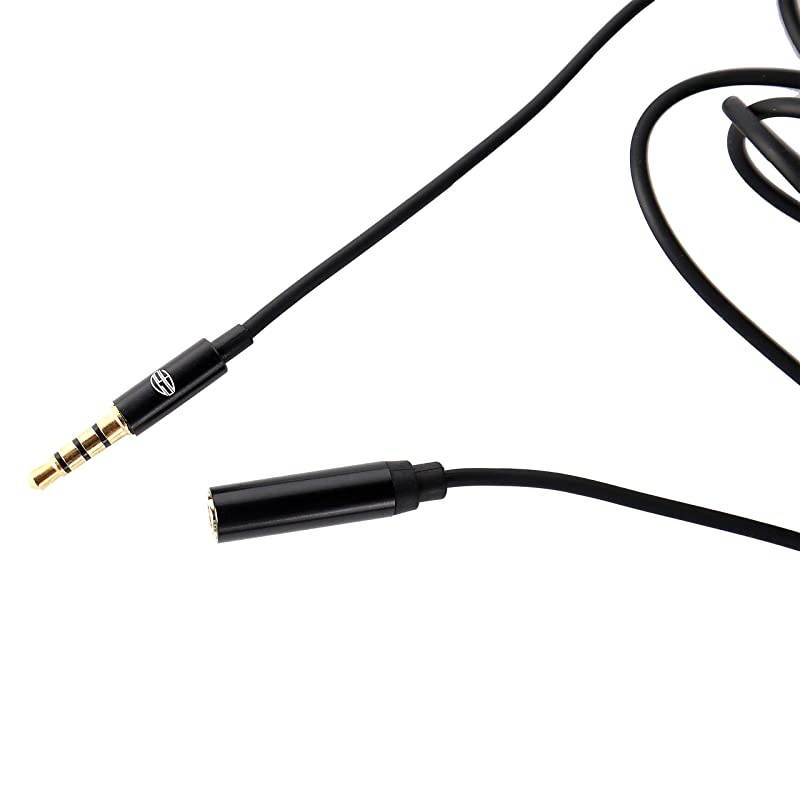 Extension Cable for TRRS Lavalier Lav Mini Mic Microphone 35mm Male to Female 656 Ft 787 inch 2 Meter for Apple iPhone Android Smartphones Cellphones Headphones Headset 35 PS4 Xbox