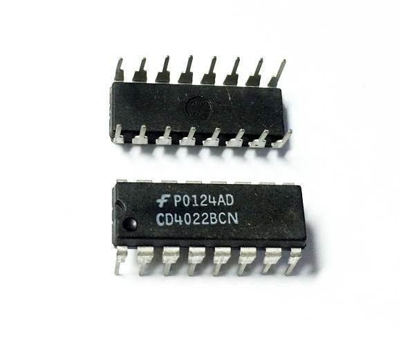 5PCS CD4022BCN CD4022BE CD4022 CD4022B 4022 DIP-16 CD4022 DIP16 CMOS Counter Dividers