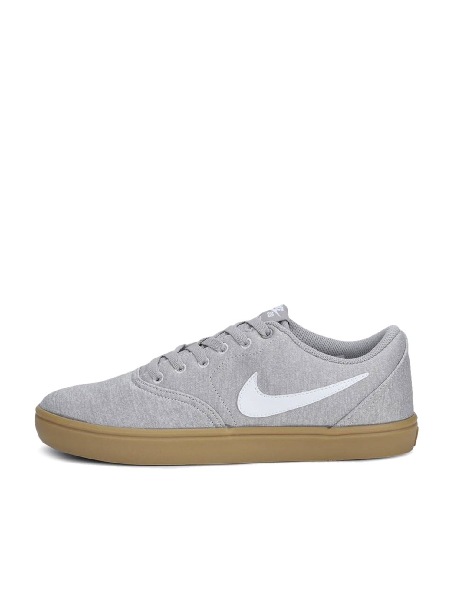 Nike Men's SB Check Solar Premium Grey Casual Sneakers