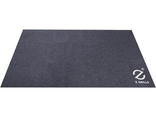 Z GRILLS BBQ Grill Pad Mat Floor Protective Deck Rug Outdoor Splatter Black 48X36"