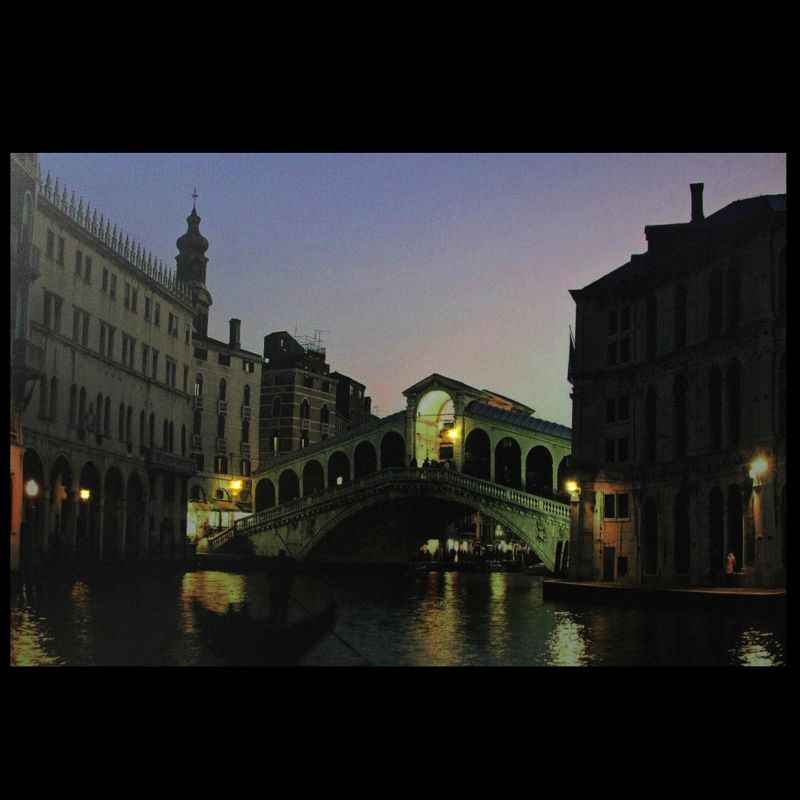 Northlight LED Lighted Venice, Italy Grand Canal Canvas Wall Art 15.75" x 23.5"
