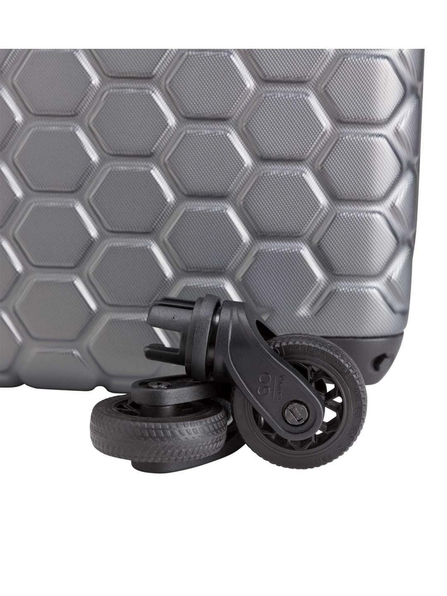 Assembly Green Textured Small Cabin Trolley - 20 inch