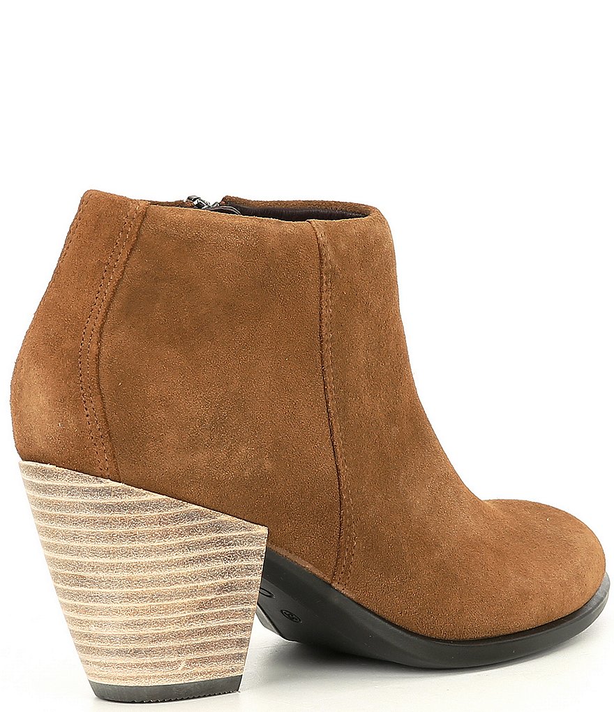 ECCO Shape 55 Western Water Repellent Suede Ankle Boots