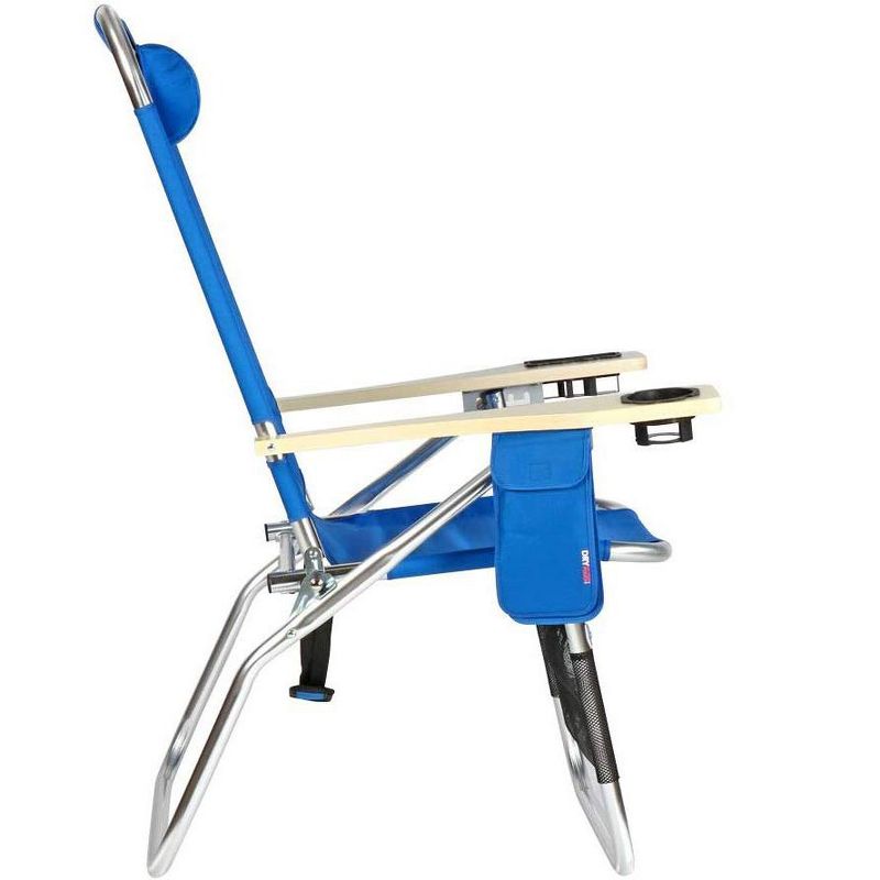 Copa Big Papa 4 Position Folding Aluminum Beach Lounge Chair