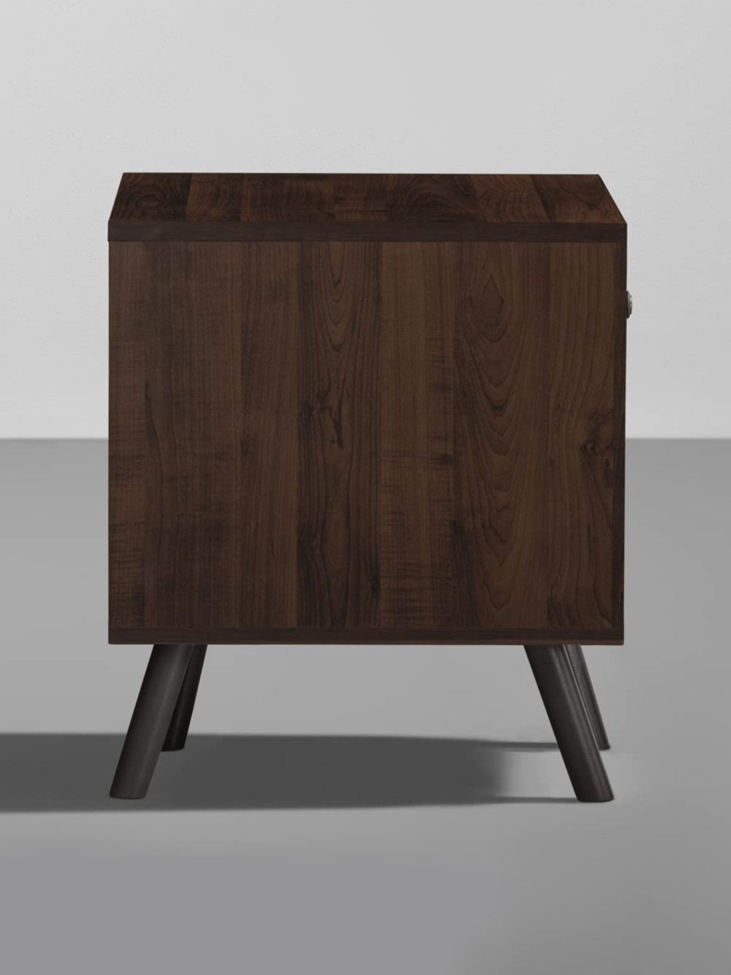 Sleepyhead Bestie Dark Brown & Slate Grey Engineered Wood Bedside Table