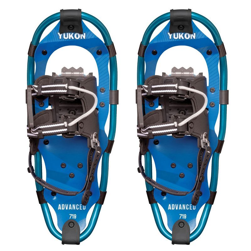 Yukon Charlie's 80-3022 Advanced 7x19 Kids Youth Backcountry Hiking Snowshoes, Blue