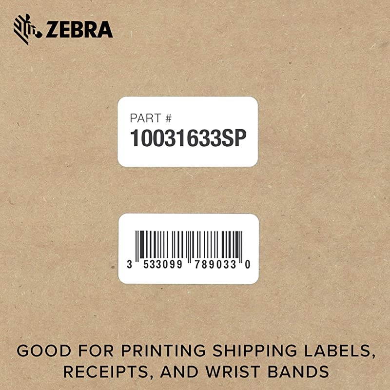 ZD410 Direct Thermal Desktop Printer Print Width of 2 in USB Ethernet Connectivity ZD41022D01E00EZ