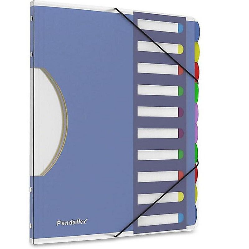 Smead Pressboard Folders with Two Pocket Dividers Legal Six-Section Red 10/Box 19079