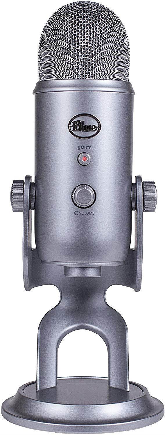 BLUE Yeti USB Microphone-Space Gray, Mic Only (988-000094)