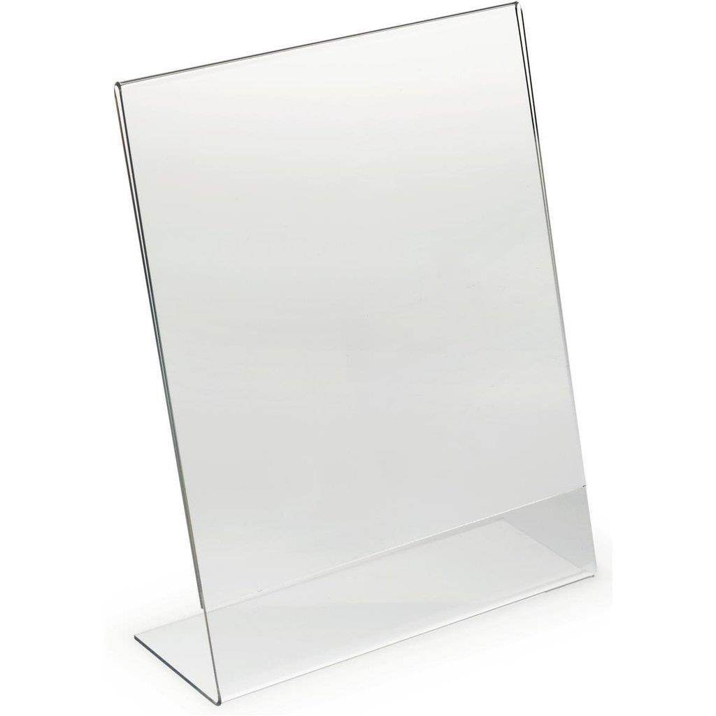 Acrylic 5" x 7" Slanted Sign Holder
