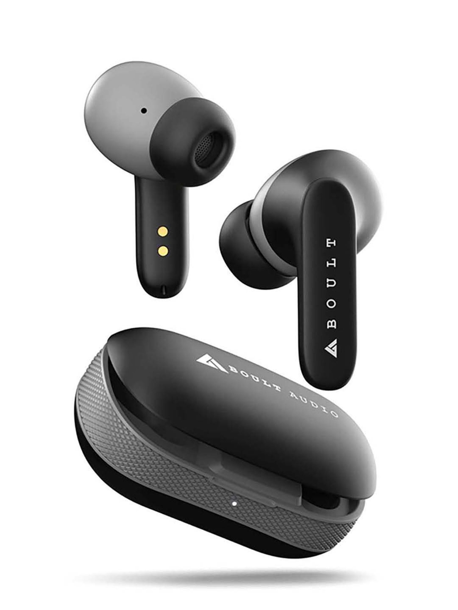 Boult Audio AirBass Y1 True Wireless Bluetooth Earbuds with Mic (Black)