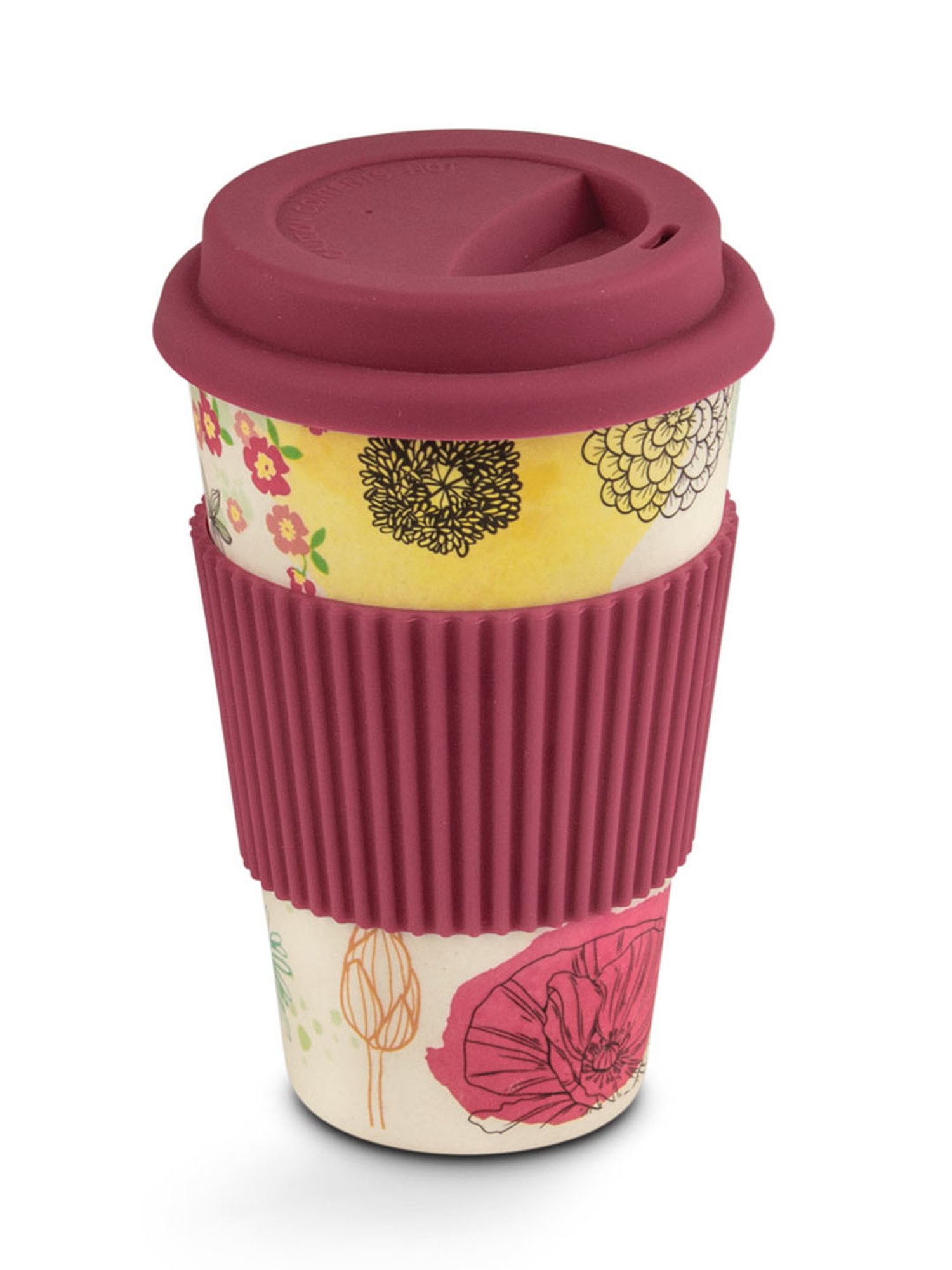 Freelance Red Bamboo Set of 1 Mugs