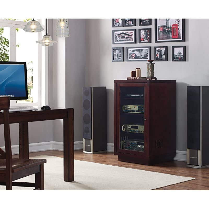 Audio/Video Component Cabinet, Dark Espresso