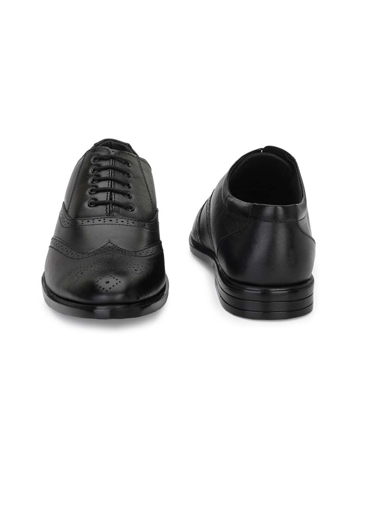 Eego Italy Men's Black Oxford Shoes