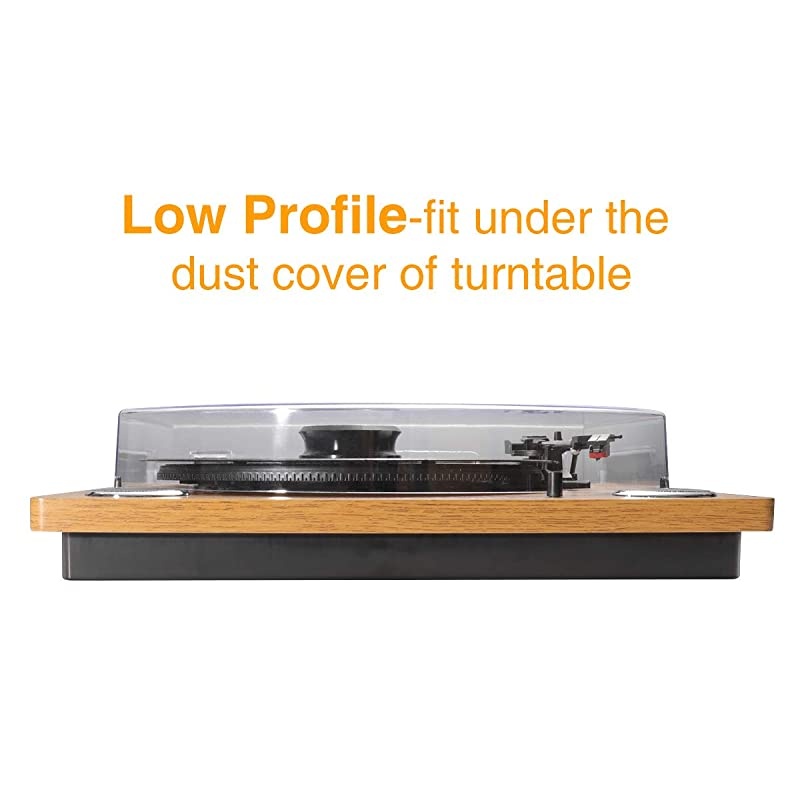 Low Profile Record Weight Stabilizer by Turntable Weight ClampsFits Under Dust Cover of Turntable Vinyl Disc LP Record Player